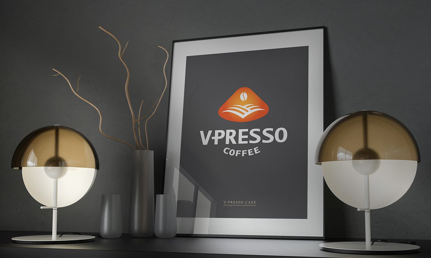 thiết kế Poster V-Presso 3