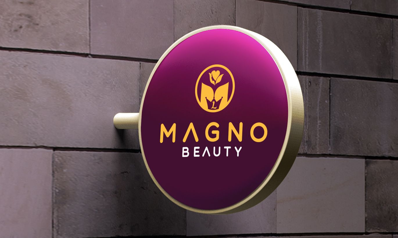 thiết kế biển quảng cáo Magno Beauty 2