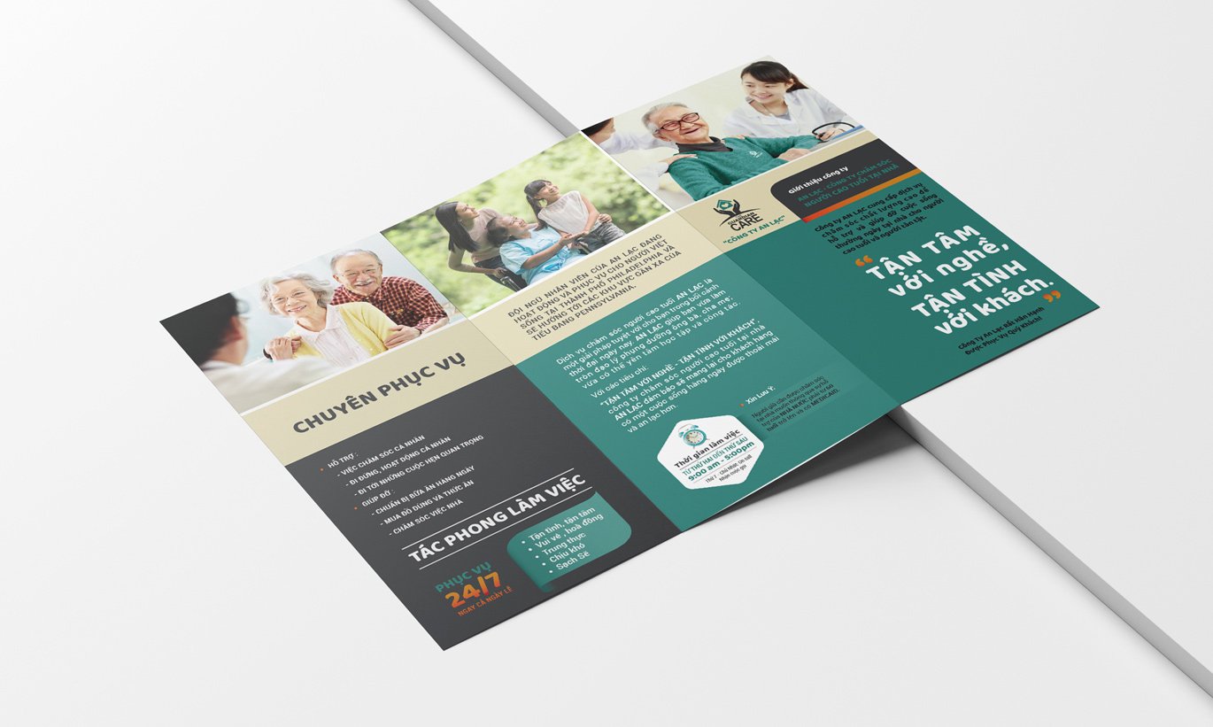 thiết kế Brochure công ty An Lạc 2