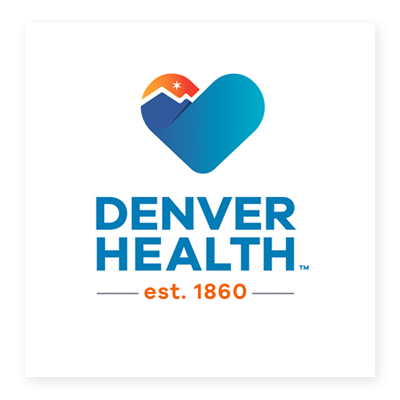 Logo trung tâm sức khỏe Denver Health