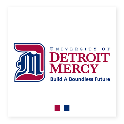 Logo trường đại học Detroit Mercy