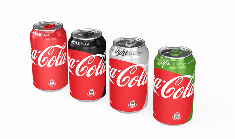 Thiết kế bao bì sản phẩm Coca Cola - sự nhất quán