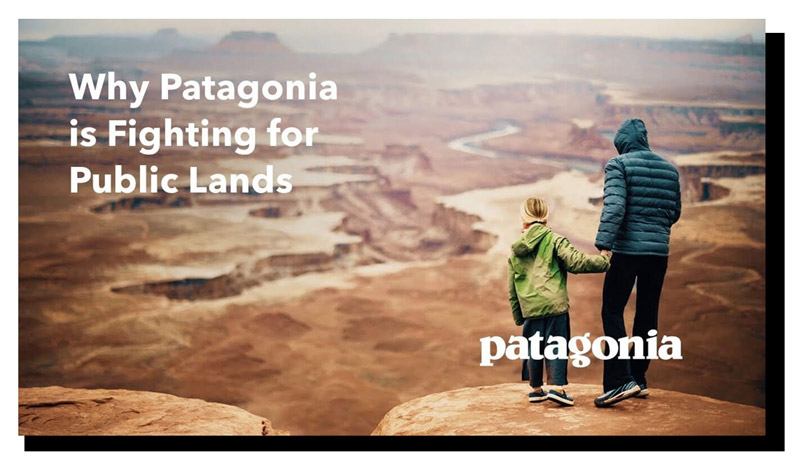 Patagonia chiến dịch Public Lands